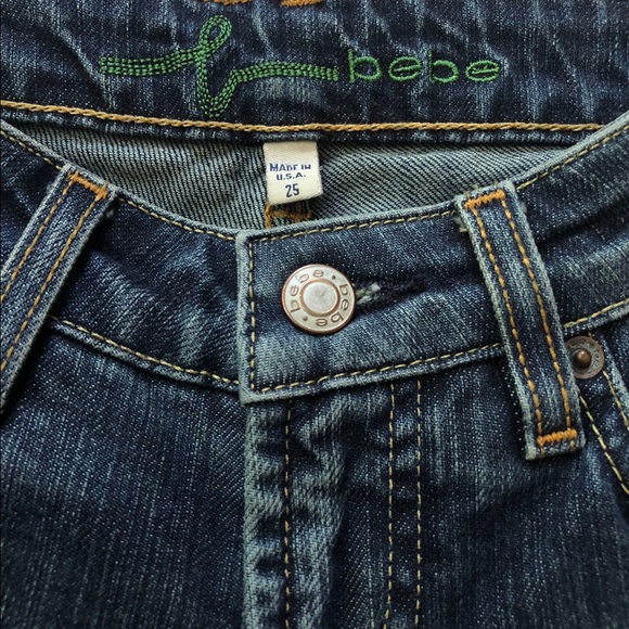 BeBe 25 low-rise boot-cut blue jeans - Picture 3 of 3
